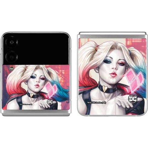 DC Comics Harley Quinn Rebirth Cover #1 Legacy Color Variant Art by Art Germ Galaxy Z Flip4 5G Skin